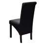 Dining chairs 2 units black synthetic leather by vidaXL, dining chairs - Ref: Foro24-60623, Price: 173,10 €, Discount: %