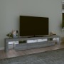 TV cabinet with LED lights Sonoma gray 230x36.5x40 cm by vidaXL, TV Furniture - Ref: Foro24-3152792, Price: 167,33 €, Discoun...