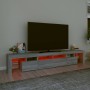 TV cabinet with LED lights Sonoma gray 230x36.5x40 cm by vidaXL, TV Furniture - Ref: Foro24-3152792, Price: 167,33 €, Discoun...