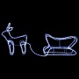 Christmas decoration for garden reindeer and sleigh 252 LEDs by vidaXL, Christmas lights - Ref: Foro24-329873, Price: 31,21 €...