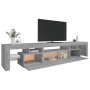 TV cabinet with LED lights Sonoma gray 215x36.5x40 cm by vidaXL, TV Furniture - Ref: Foro24-3152800, Price: 164,62 €, Discoun...