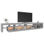 Mueble de TV con luces LED gris Sonoma 290x36,5x40 cm de vidaXL, Muebles TV - Ref: Foro24-3152808, Precio: 206,09 €, Descuent...