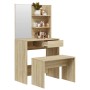 Sonoma oak dressing table set 74.5x40x141 cm by vidaXL, Bedroom Dressers - Ref: Foro24-3114141, Price: 95,00 €, Discount: %