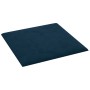 Wall panels 12 pcs blue velvet 30x30 cm 1.08 m² by vidaXL, Wall covering - Ref: Foro24-343806, Price: 42,14 €, Discount: %