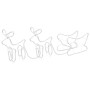 Christmas reindeer and sleigh garden decoration 576 LEDs by vidaXL, Christmas lights - Ref: Foro24-329813, Price: 61,00 €, Di...