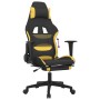 Gaming-Stuhl mit Fußstütze aus gelbem und schwarzem Stoff von vidaXL, Gaming-Stühle - Ref: Foro24-3143746, Preis: 144,82 €, R...