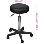 Black office stool by vidaXL, Office chairs - Ref: Foro24-240471, Price: 54,89 €, Discount: %