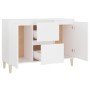 Aparador de madera de ingeniería blanco 101x35x70 cm de vidaXL, Aparadores - Ref: Foro24-806103, Precio: 96,68 €, Descuento: %