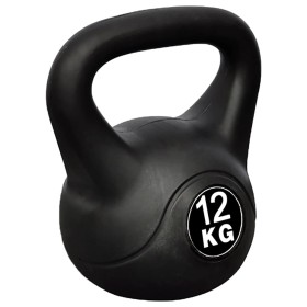 Pesa kettlebell 12 kg de vidaXL, Peso libre - Ref: Foro24-90392, Precio: 38,99 €, Descuento: %