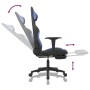 Gaming chair with black and blue fabric footrest by vidaXL, Gaming chairs - Ref: Foro24-3143749, Price: 144,82 €, Discount: %