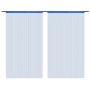 Fringe curtains 2 pieces 140x250 cm blue by vidaXL, Curtains and curtains - Ref: Foro24-132407, Price: 22,00 €, Discount: %