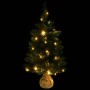 Artificial Christmas tree with support and green PVC LEDs 90 cm by vidaXL, Christmas trees - Ref: Foro24-332849, Price: 28,99...