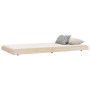 Estructura de cama madera maciza de pino 100x200 cm de vidaXL, Camas y somieres - Ref: Foro24-823489, Precio: 70,77 €, Descue...