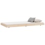 Estructura de cama madera maciza de pino 90x200 cm de vidaXL, Camas y somieres - Ref: Foro24-823494, Precio: 70,18 €, Descuen...