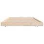 Estructura de cama madera maciza de pino 90x200 cm de vidaXL, Camas y somieres - Ref: Foro24-823494, Precio: 70,18 €, Descuen...