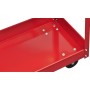 Carrito de herramientas de taller 2 uds 2 estantes rojo 100 kg de vidaXL, Carretillas de carga - Ref: Foro24-140155, Precio: ...