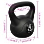 Kettlebell 16kg by vidaXL, free weight - Ref: Foro24-90393, Price: 56,43 €, Discount: %