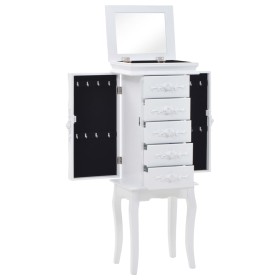 White standing jewelry cabinet by vidaXL, Sideboards - Ref: Foro24-246959, Price: 149,99 €, Discount: %