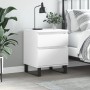 White plywood nightstand 40x35x50 cm by vidaXL, Nightstands - Ref: Foro24-830684, Price: 53,85 €, Discount: %