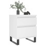 White plywood nightstand 40x35x50 cm by vidaXL, Nightstands - Ref: Foro24-830684, Price: 53,85 €, Discount: %