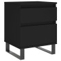 Nightstands 2 pcs engineered wood black 40x35x50 cm by vidaXL, Nightstands - Ref: Foro24-830687, Price: 103,24 €, Discount: %