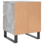 Mesita de noche madera de ingeniería gris hormigón 40x35x50 cm de vidaXL, Mesitas de noche - Ref: Foro24-830692, Precio: 48,1...