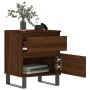 Nightstands 2 pcs oak brown engineered wood 40x35x50 cm by vidaXL, Nightstands - Ref: Foro24-830699, Price: 80,91 €, Discount: %