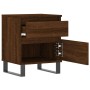 Nightstands 2 pcs oak brown engineered wood 40x35x50 cm by vidaXL, Nightstands - Ref: Foro24-830699, Price: 80,91 €, Discount: %