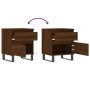 Nightstands 2 pcs oak brown engineered wood 40x35x50 cm by vidaXL, Nightstands - Ref: Foro24-830699, Price: 80,91 €, Discount: %