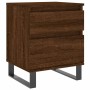 Oak brown engineered wood bedside table 40x35x50 cm by vidaXL, Nightstands - Ref: Foro24-830698, Price: 48,81 €, Discount: %