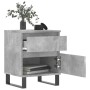 Nightstands 2 pcs concrete gray engineered wood 40x35x50 cm by vidaXL, Nightstands - Ref: Foro24-830693, Price: 82,73 €, Disc...