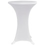 Elastic tablecloth for high table 4 units white Ø80 cm by vidaXL, Covers - Ref: Foro24-279070, Price: 44,21 €, Discount: %