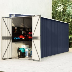 Wall garden shed galvanized steel 118x382x178 cm by vidaXL, Sheds - Ref: Foro24-316231, Price: 407,71 €, Discount: %