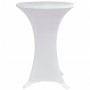 Elastic tablecloth for high table 4 units white Ø70 cm by vidaXL, Covers - Ref: Foro24-279069, Price: 41,58 €, Discount: %