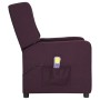 Massagesessel aus violettem Stoff von vidaXL, Elektrische Massagesessel - Ref: Foro24-339017, Preis: 124,99 €, Rabatt: %