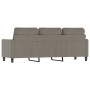 3-seater light gray velvet sofa 180 cm by vidaXL, Sofas - Ref: Foro24-348755, Price: 252,99 €, Discount: %