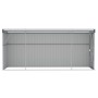 Cobertizo de jardín de pared acero galvanizado 118x382x178 cm de vidaXL, Cobertizos - Ref: Foro24-316231, Precio: 344,35 €, D...