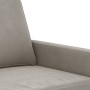 3-seater light gray velvet sofa 180 cm by vidaXL, Sofas - Ref: Foro24-348755, Price: 252,99 €, Discount: %