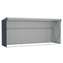 Cobertizo de jardín de pared acero galvanizado 118x382x178 cm de vidaXL, Cobertizos - Ref: Foro24-316231, Precio: 344,35 €, D...