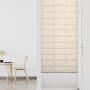 Wall panels 12 pcs cream velvet 30x15 cm 0.54 m² by vidaXL, Wall covering - Ref: Foro24-343787, Price: 31,47 €, Discount: %