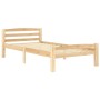 Estructura de cama de madera maciza de pino 90x200 cm de vidaXL, Camas y somieres - Ref: Foro24-322061, Precio: 104,25 €, Des...