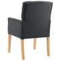 Dining chairs with armrests 2 units gray fabric by vidaXL, dining chairs - Ref: Foro24-3058290, Price: 311,99 €, Discount: %