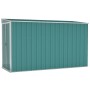 Green galvanized steel wall garden shed 118x288x178cm by vidaXL, Sheds - Ref: Foro24-316225, Price: 363,85 €, Discount: %