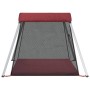 Parque infantil para bebés con colchón tela lino rojo de vidaXL, Parques para bebés - Ref: Foro24-10305, Precio: 58,77 €, Des...