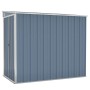 Cobertizo de jardín pared acero galvanizado gris 118x194x178cm de vidaXL, Cobertizos - Ref: Foro24-316222, Precio: 221,67 €, ...