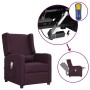 Purple fabric elevating massage chair by vidaXL, Electric massage chairs - Ref: Foro24-3093392, Price: 203,99 €, Discount: %