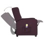 Purple fabric elevating massage chair by vidaXL, Electric massage chairs - Ref: Foro24-3093392, Price: 203,99 €, Discount: %