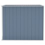 Cobertizo de jardín pared acero galvanizado gris 118x194x178cm de vidaXL, Cobertizos - Ref: Foro24-316222, Precio: 221,67 €, ...