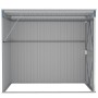 Cobertizo de jardín pared acero galvanizado gris 118x194x178cm de vidaXL, Cobertizos - Ref: Foro24-316222, Precio: 221,67 €, ...