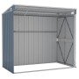 Garden shed wall galvanized steel gray 118x194x178cm by vidaXL, Sheds - Ref: Foro24-316222, Price: 260,54 €, Discount: %